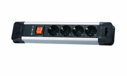 Bachmann PRELUNGITOR, Schuko x 4, conectare prin Schuko (T), cablu 2 m, protectie copii, 330.100R