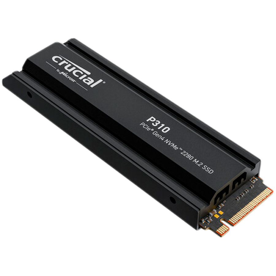 Crucial P310 1TB PCIe Gen4 2280 NVMe M.2 SSD with heatsink, CT1000P310SSD5