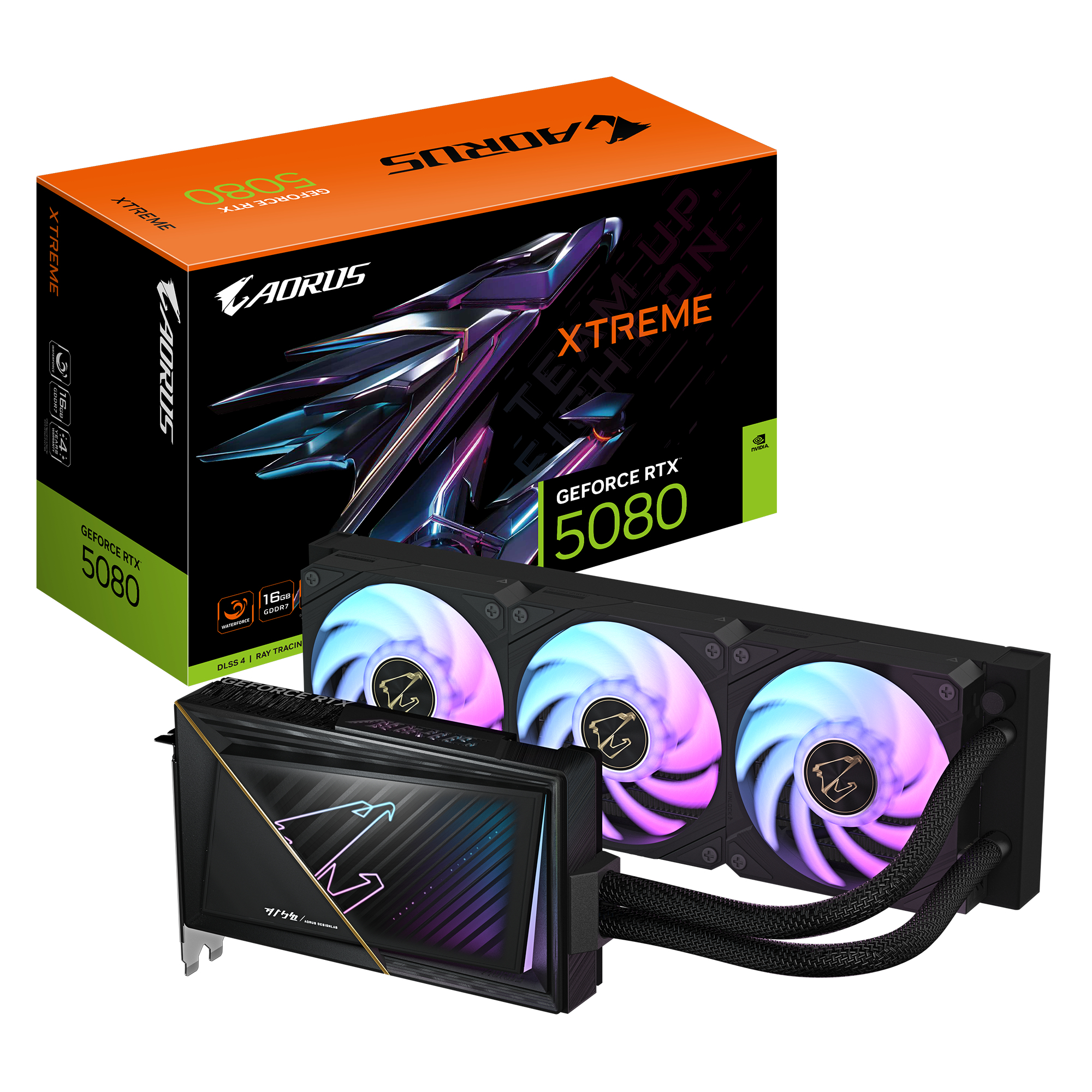Gigabyte VGA GB AORUS GEFORCE RTX 5080 XTREME 16G 1, GV-N5080AORUSX W-16GD