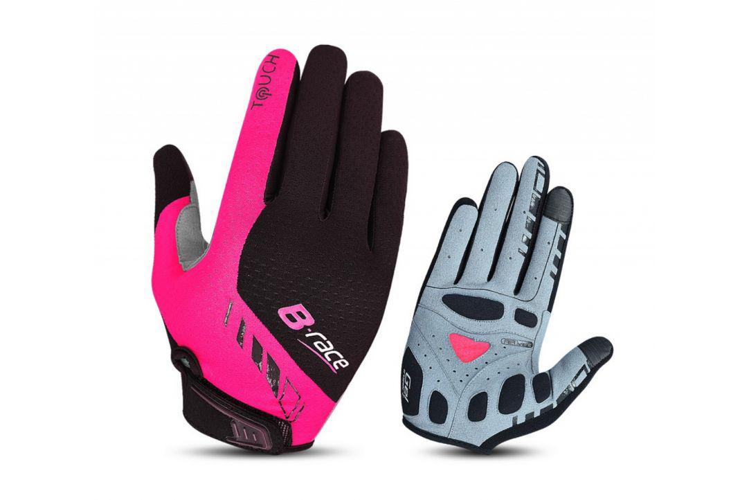 PEGAS MANUSI PRO B-RACE CU GEL NEGRU/FUXIA, L, IVG083