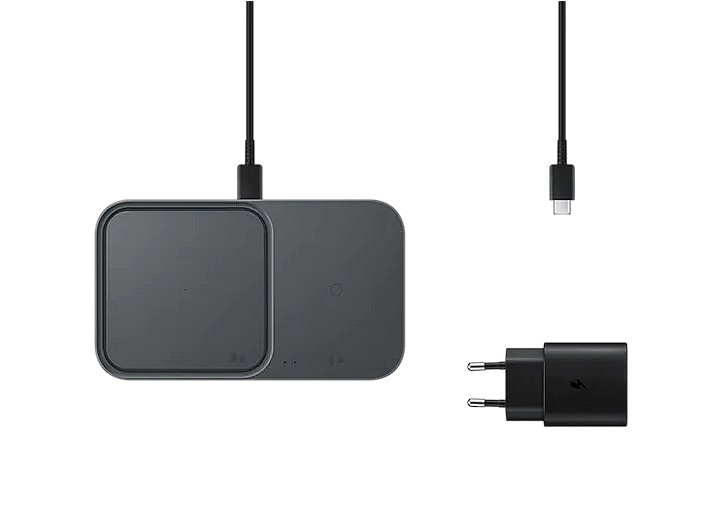 Samsung Wireless Charger Duo 15W Super Fast Wireless Charge, EP-P5400TBEGEU