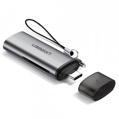 UGreen CARD READER extern, CM184 interfata USB Type-C, citeste/scrie: SD si TF,microSD viteza, 50704