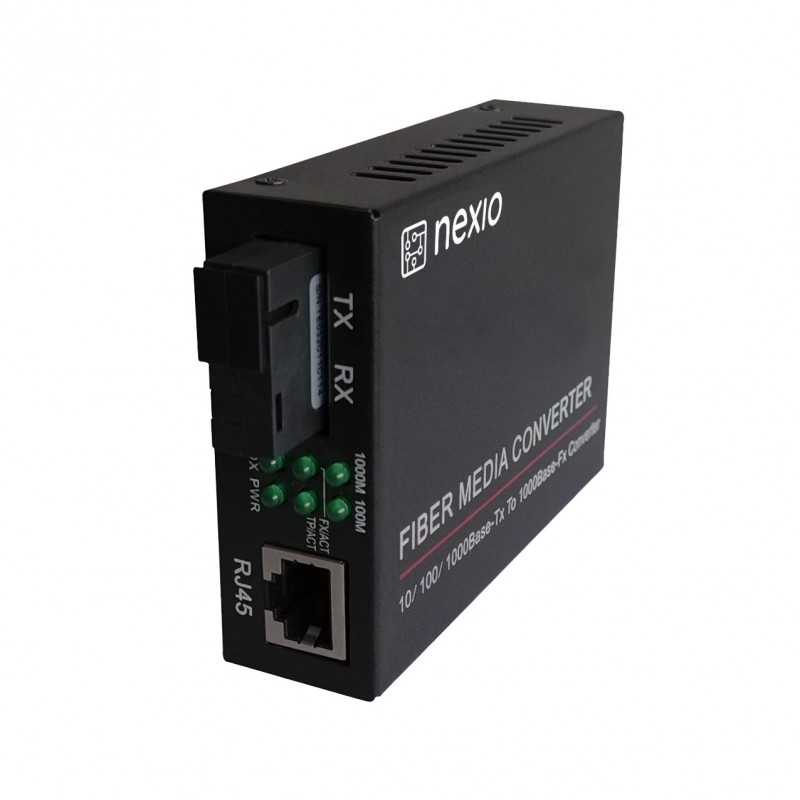 Nexio Mediaconvertor 10/100M, 1310/1550nm, WDM, Type A, SM, 20km, SC -, NX-100-BD-20A