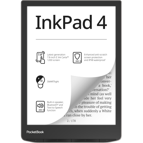 PocketBook eREADER Inkpad 4 argintiu, PB743G-U-WW
