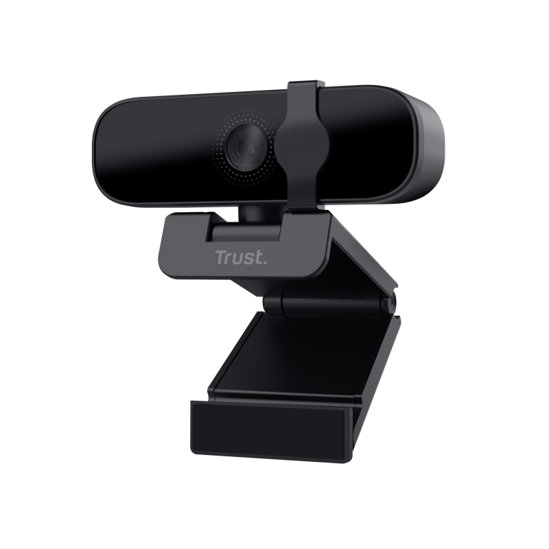 TRUST Camera Web Tanor, rezolutie video Full HD, USB 2.0, Negru, TR-25548
