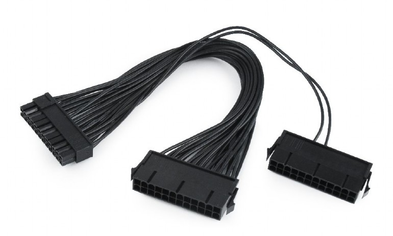 Gembird CABLU alimentare, adaptor Molex 24 pin la 2 x Molex 24 pin, 0.3m, CC-PSU24-01