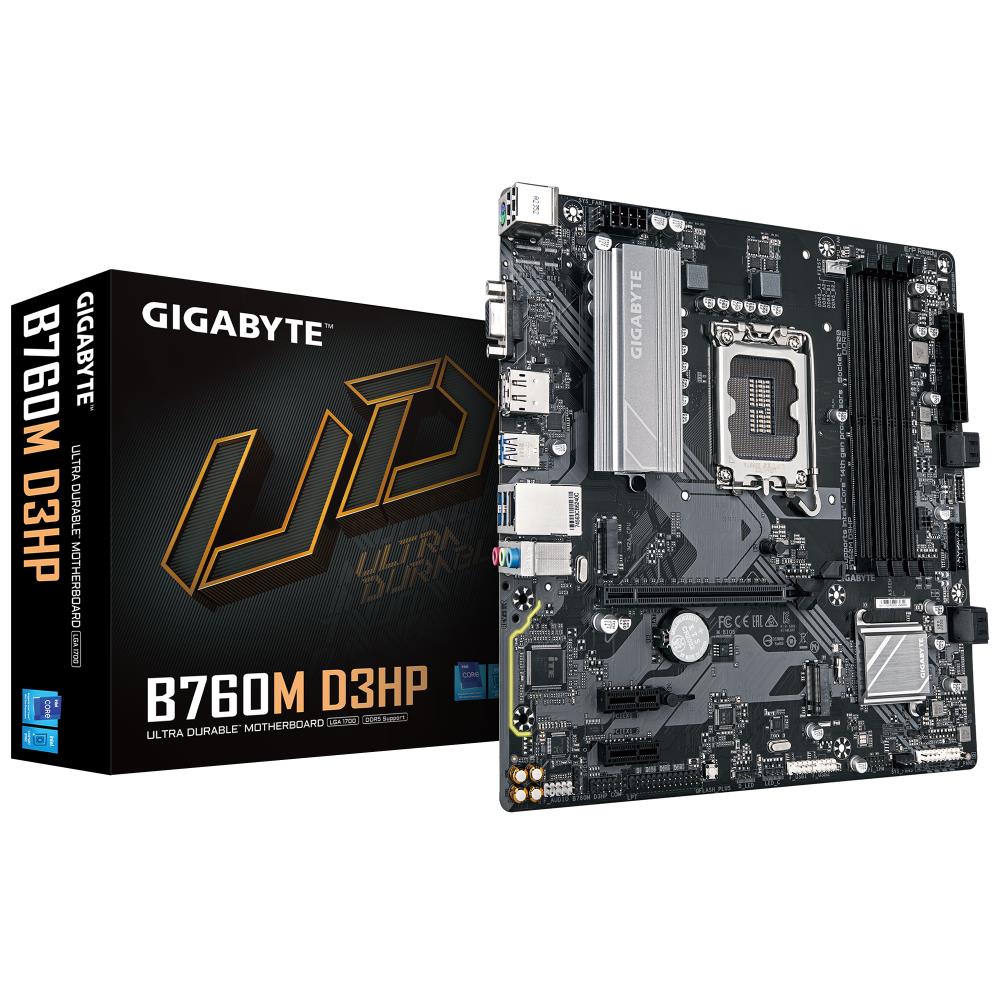 Gigabyte MB B760 S1700 MATX/, B760M D3HP 1.0
