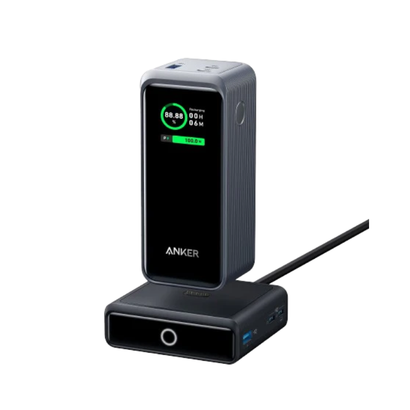 Anker POWER BANK Prime 20000mAh, 200W, 1 x USB, 2 x USB Type-C, display digital, 12V/5A, A1336011