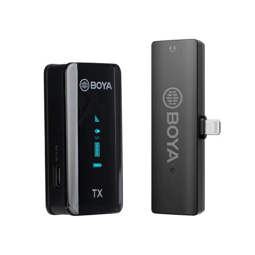 Boya Digital True-Wireless Microphone, Lightning iOS (2.4 GHz), BY-XM6-S3