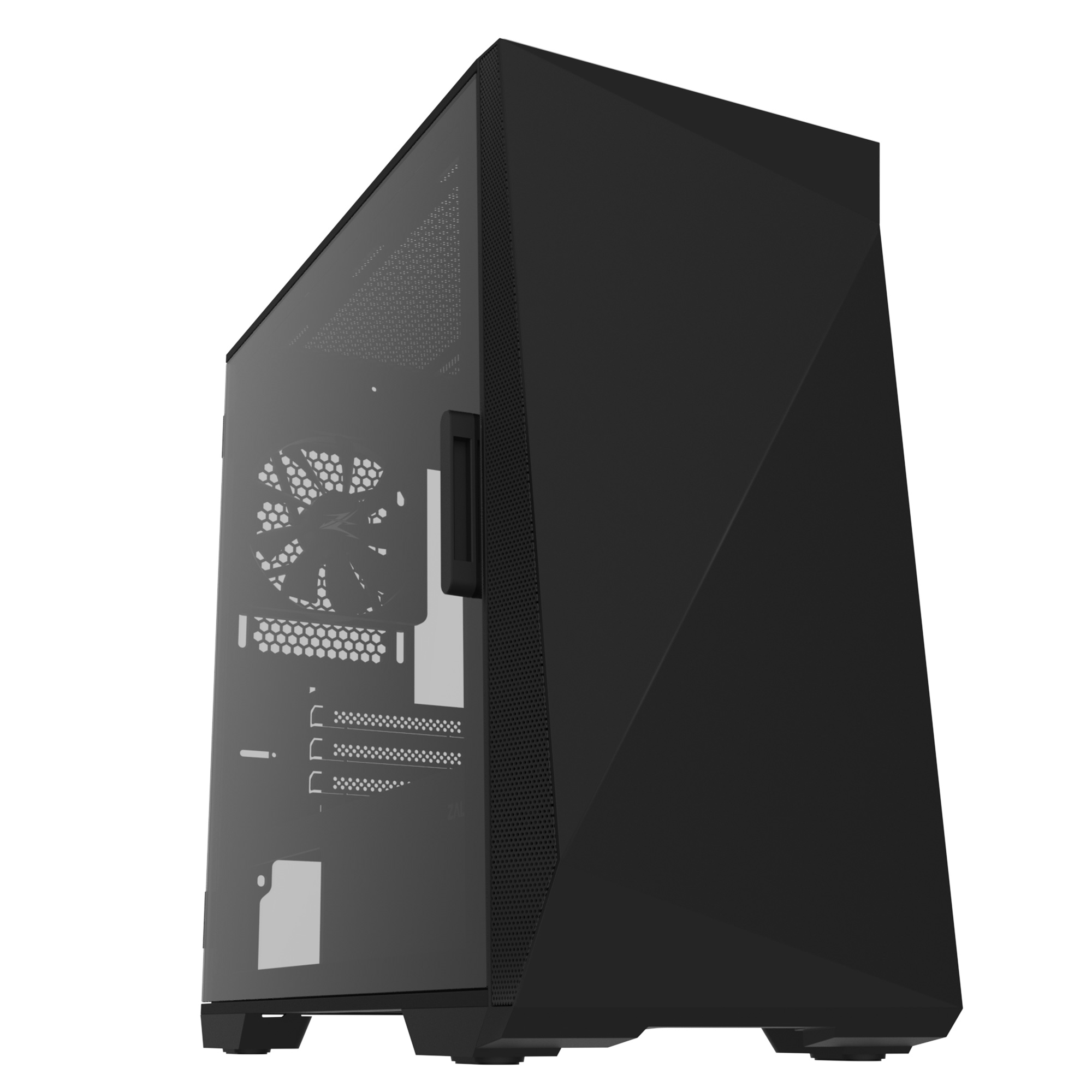 Zalman CARCASA Z1 Iceberg, middle tower, fara sursa, suporta 5xfan, 3xfan inclus, Z1 Iceberg Black