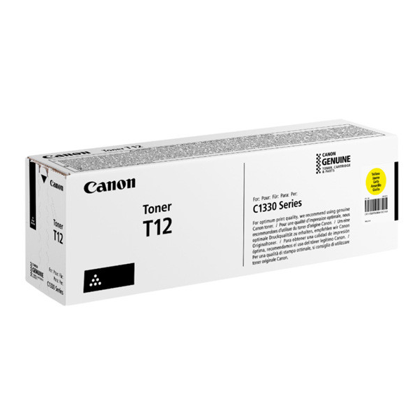 Canon Toner Original Yellow, T12Y pentru ISX C1333p|C1333i|C1333iF, 5.3K, 5095C006AA