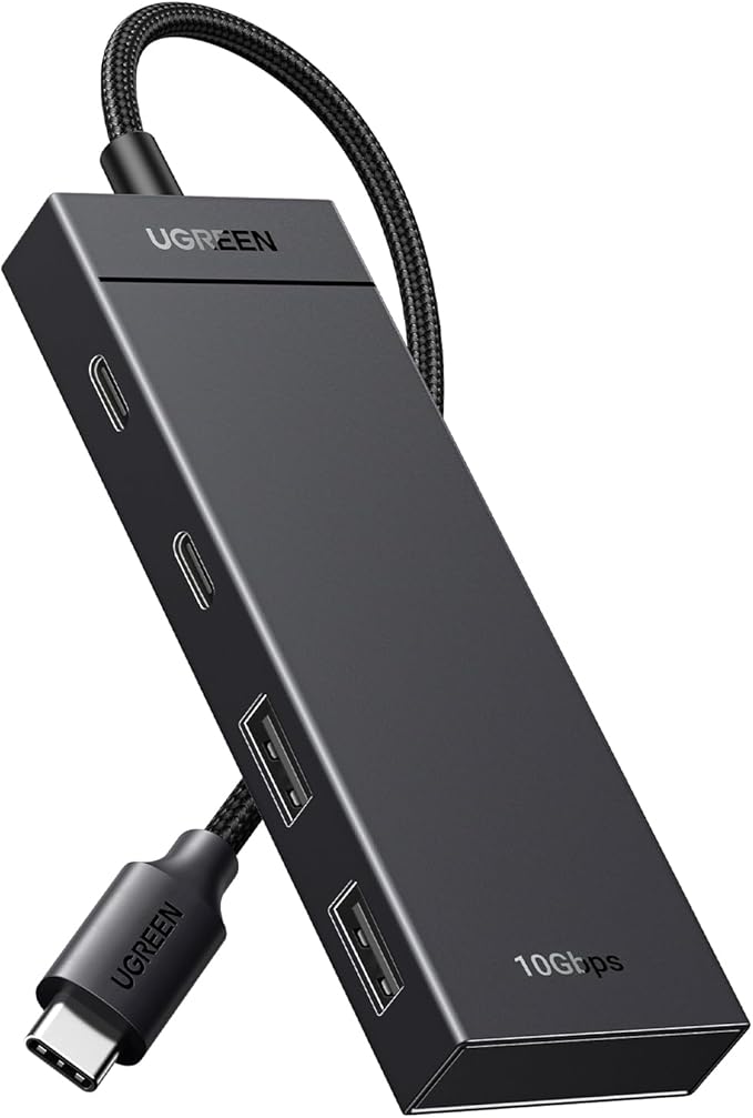UGreen HUB extern, CM416 porturi USB: USB 3.1 x 2, USB Type-C x 2, conectare prin USB Type-C, 35583