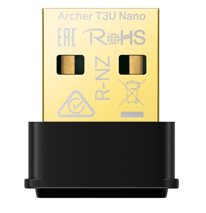 TP-LINK Adaptor Wireless, WIFI 5, Dual Band, ARCHER T3U NANO