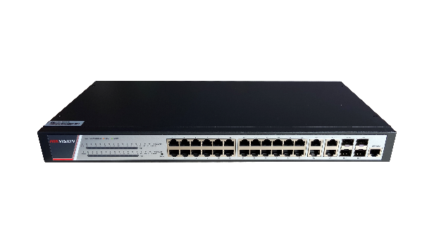 Hikvision SWITCH 24PORT GIGABIT POE FULL MANAGED, DS-3E2528P(B)