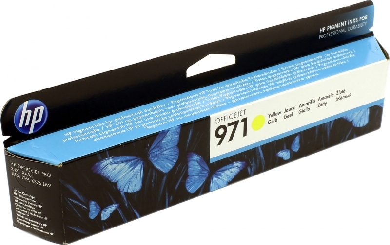 HP Cartus Cerneala Original Yellow, nr.971 pentru Officejet PRO X451DW|X576, CN624AE