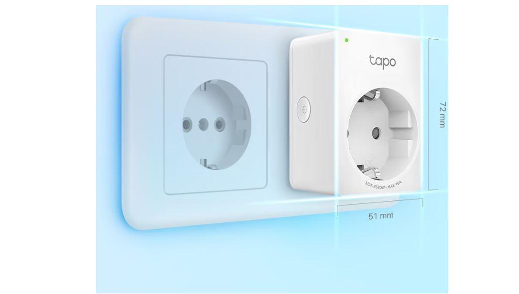 TP-LINK MINI SMART WI-FI SOCKET, Protocol: IEEE 802.11b/g/n, Bluetooth 4.2 (doar, TAPO P110(2-PACK) - imagine 2