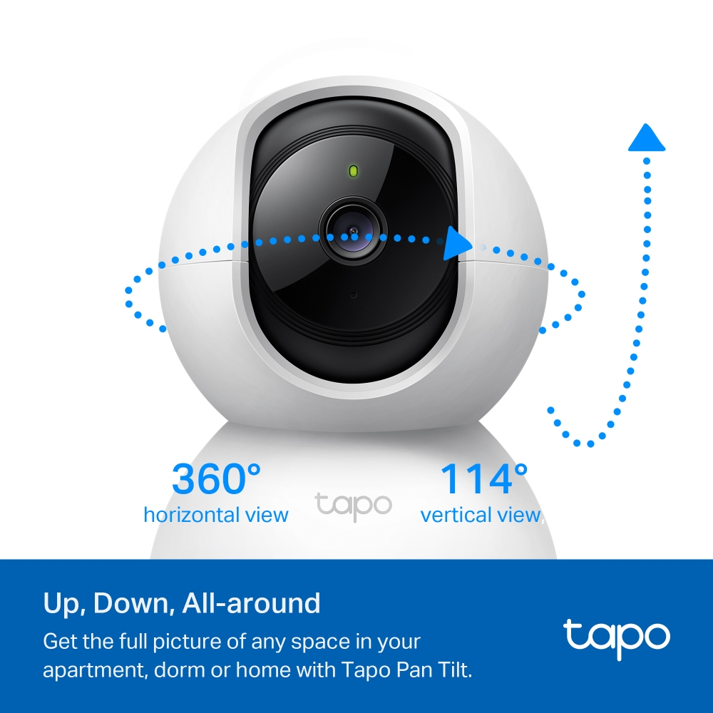 Tp-Link CAMERA IP, include 2 bucati Tapo C200, wireless, cube, pt. interior, dist. IR 9, Tapo C200P2
