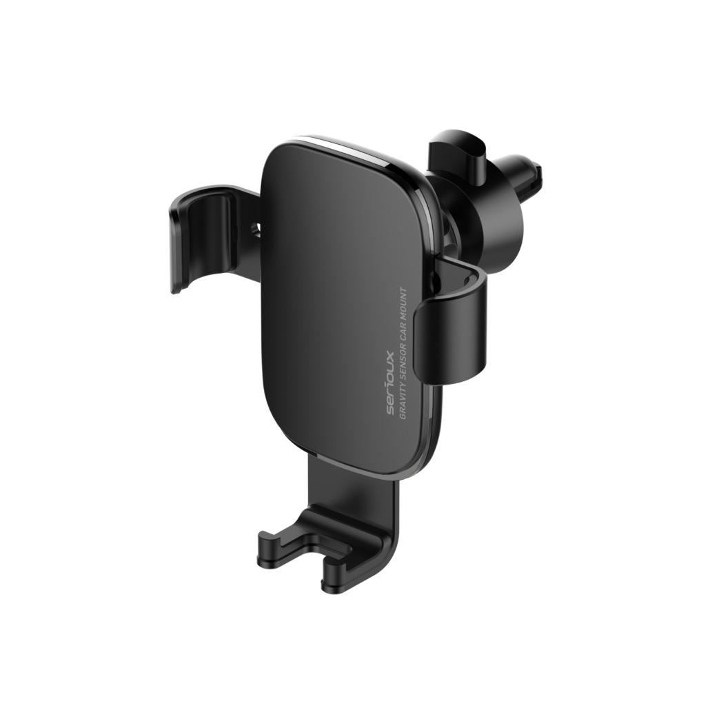 SERIOUX Suport auto telefon Gravity CH03, Material: ABS+ aluminium, mod de instalare: tip, SRX-CH03