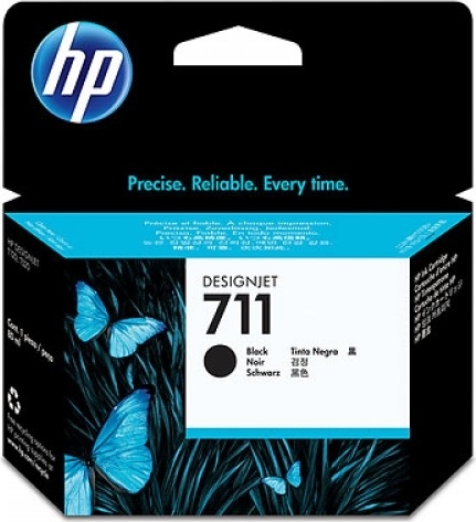 HP Cartus Cerneala Original Black, nr.711 pentru DesignJet T120|T520,38ml, CZ129A