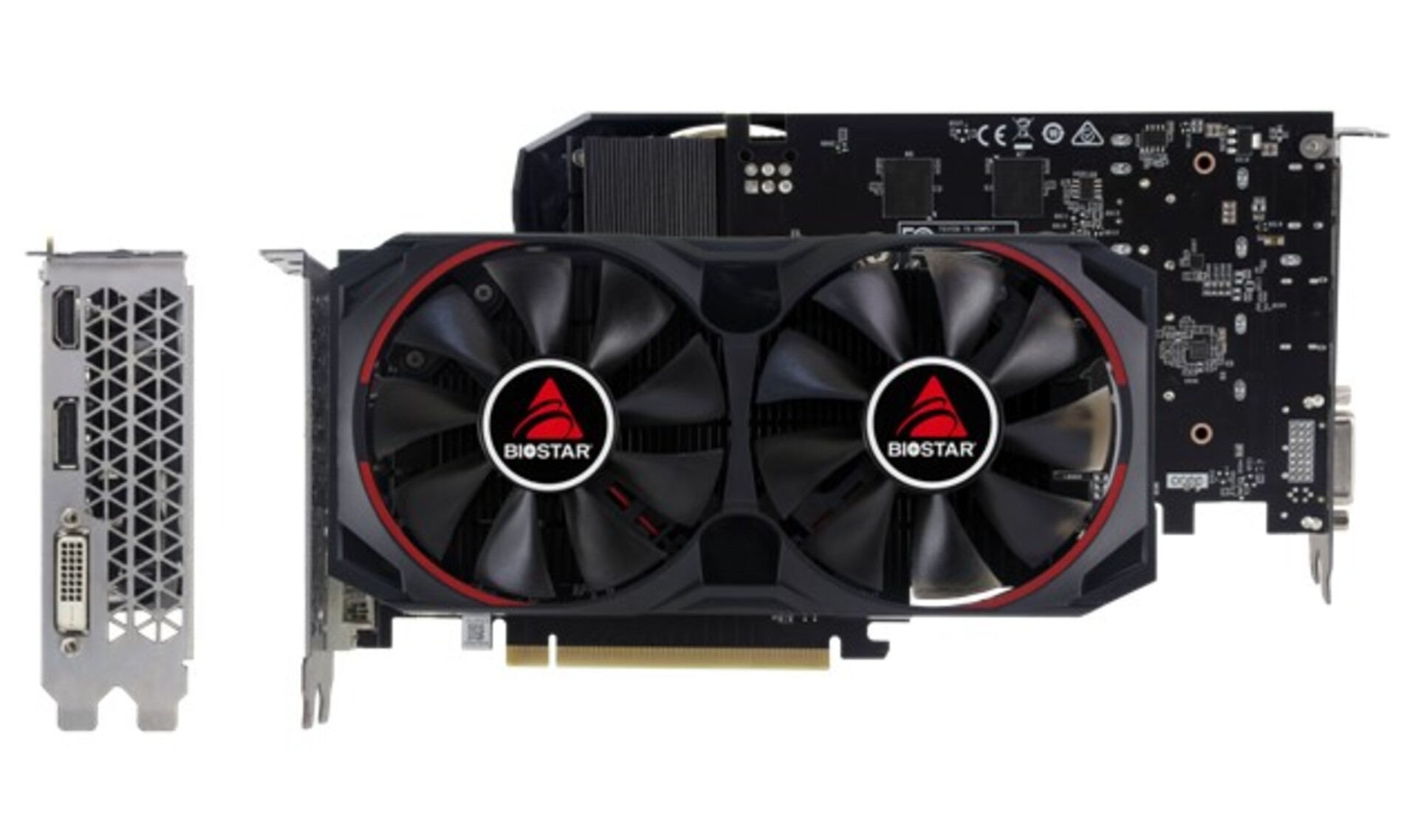 BIOSTAR Placa video GeForce GTX1050Ti, 4GB GDDR5, 128 bit, PCI Express 3.0 x16, 1 x, VN1055TF41 - imagine 2