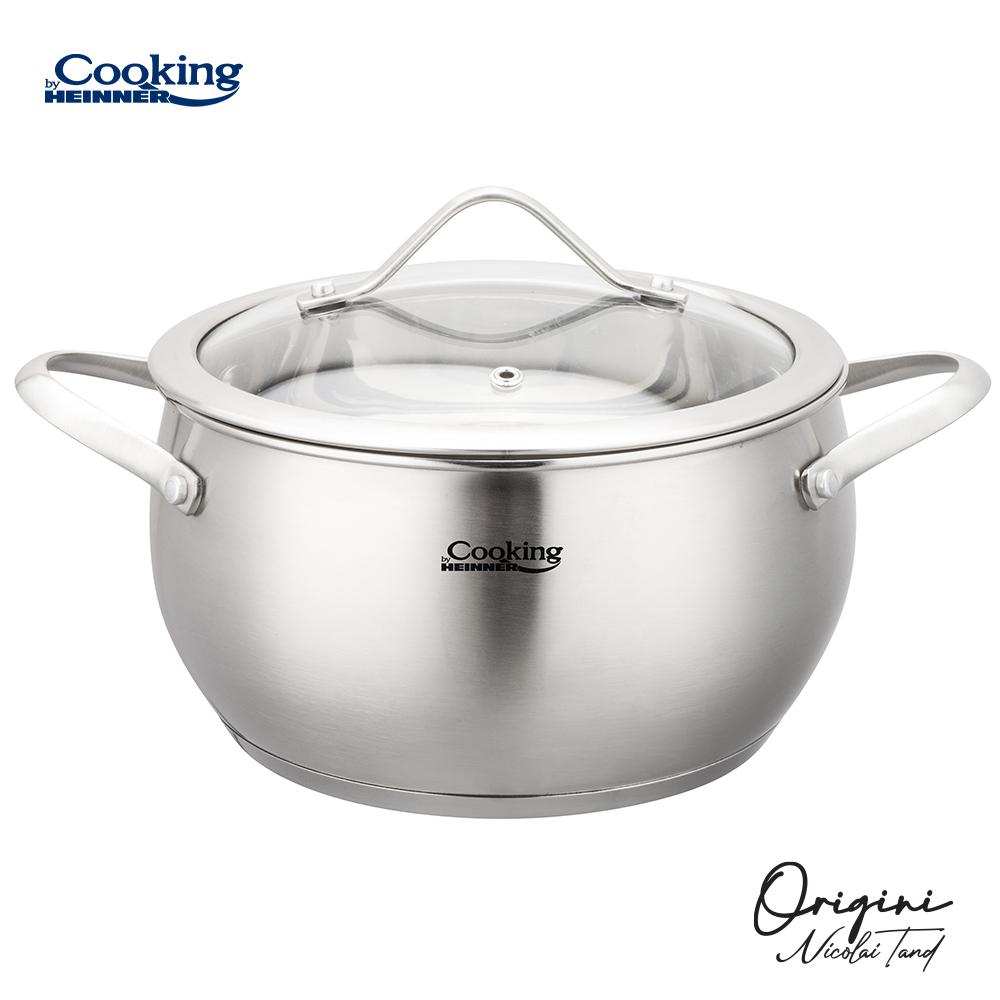 HEINNER SEMIOALA INOX+CAPAC 20x11 CM, 3.3L, NICOLAI TAND, ORIGINI, COOKING BY, HR-RW-T033