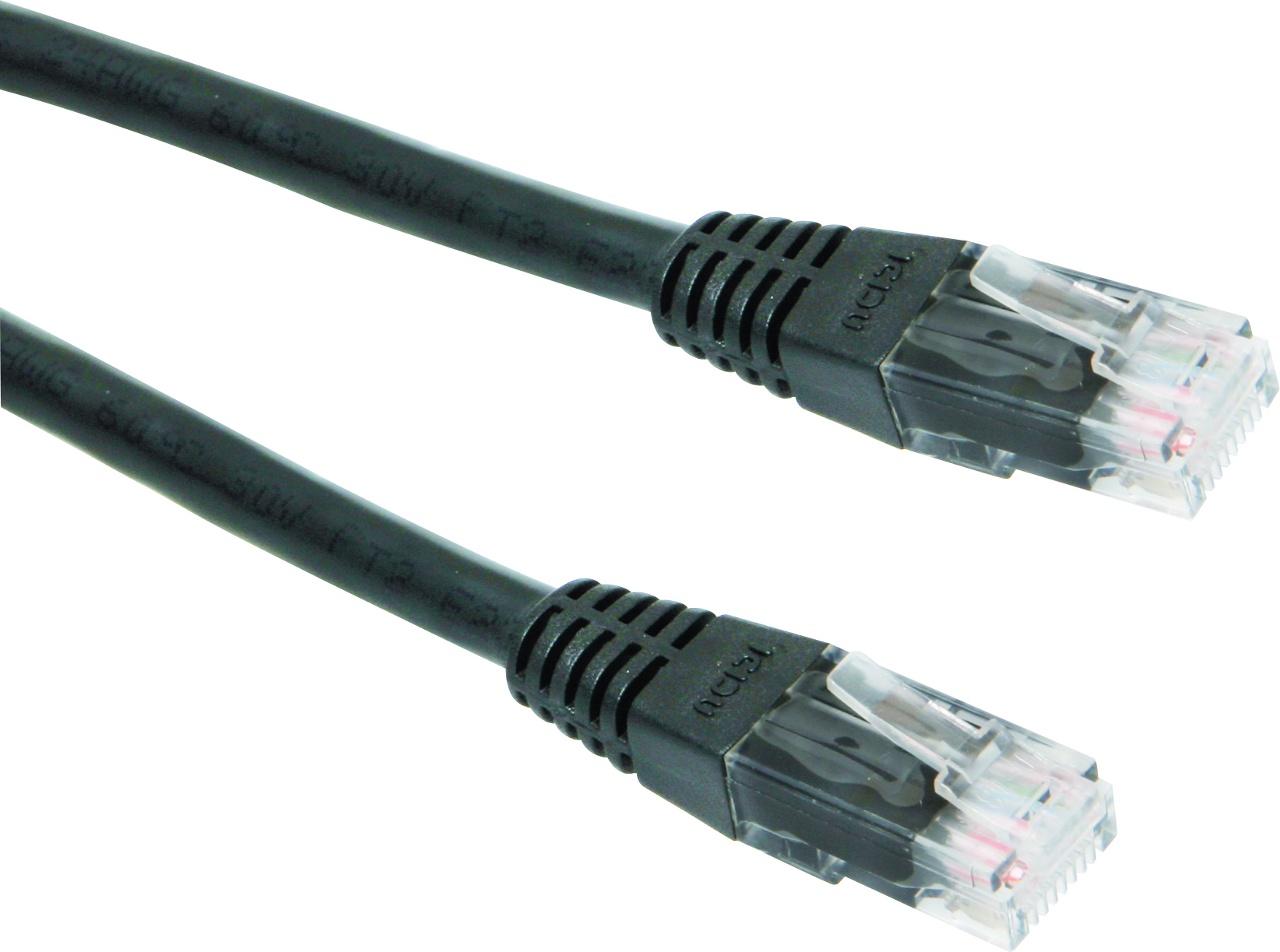 Gembird PATCH CORD UTP Cat5e, cupru-aluminiu, 2 m, negru, AWG26, PP12-2M/BK