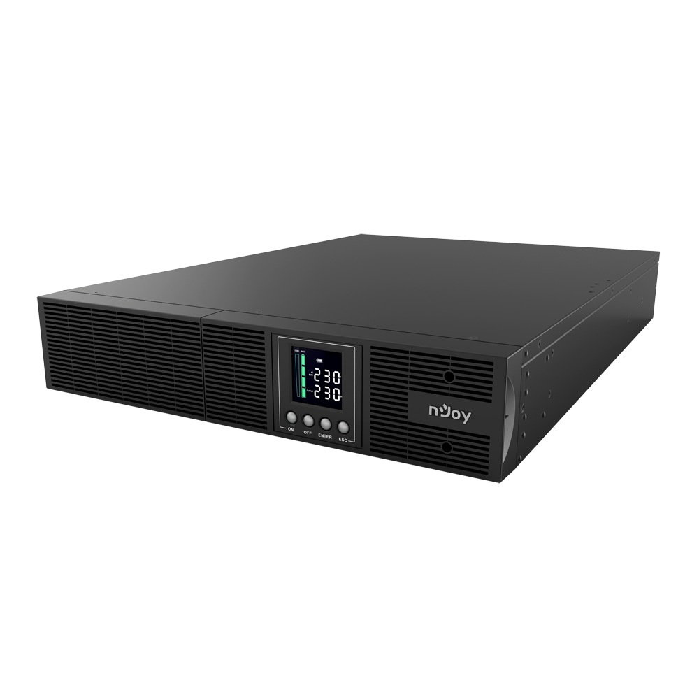 Njoy UPS, Aster 3000, Online cu sinusoida pura, rack, 3000VA/2700W, AVR, IEC x 8, UPCMCOP930HASCG01B - imagine 2