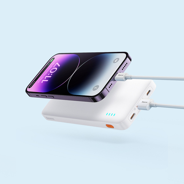 Baseus POWER BANK Airpow, 10000mAh, 20W, 1 x USB; 1 x USB Type-C input/output, total 3A, PPQD090002