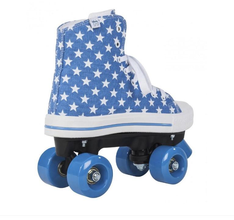 PEGAS ROLE ROOKIE CANVAS HIGH STARS 35 ALBASTRU/ALB, RKE-SKA-1532 - imagine 3