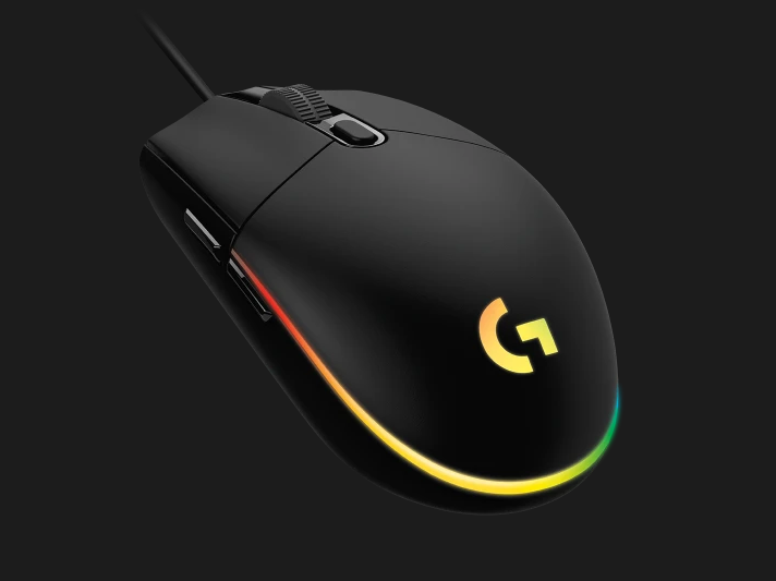 LOGITECH Mouse Gaming G203 LIGHTSYNC, 8000 dpi, Negru, 910-005823
