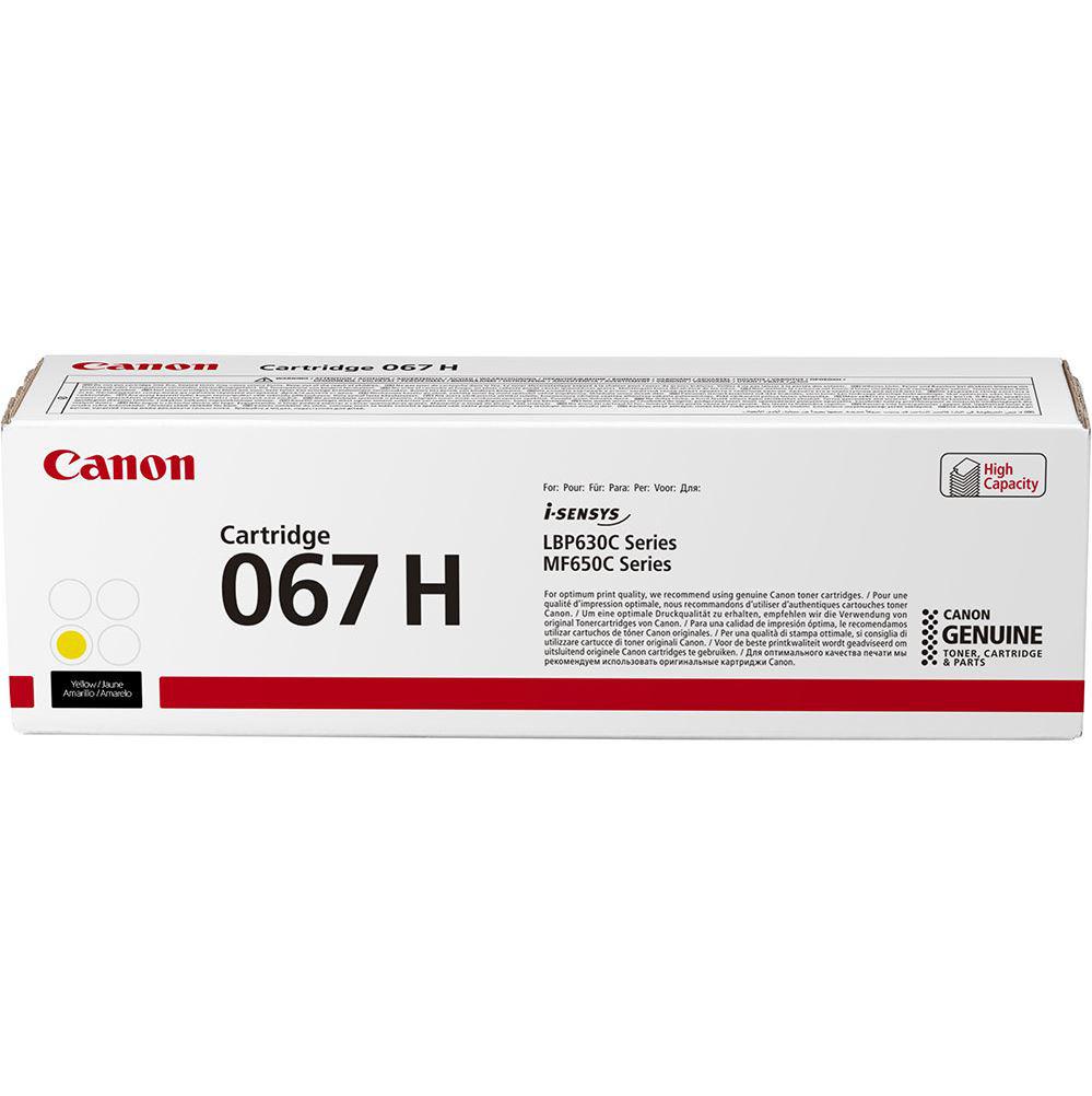 Canon Toner Original Yellow,CRG-067HY pentru MF 651|MF 655|MF 657, 2.15K, 5103C002AA
