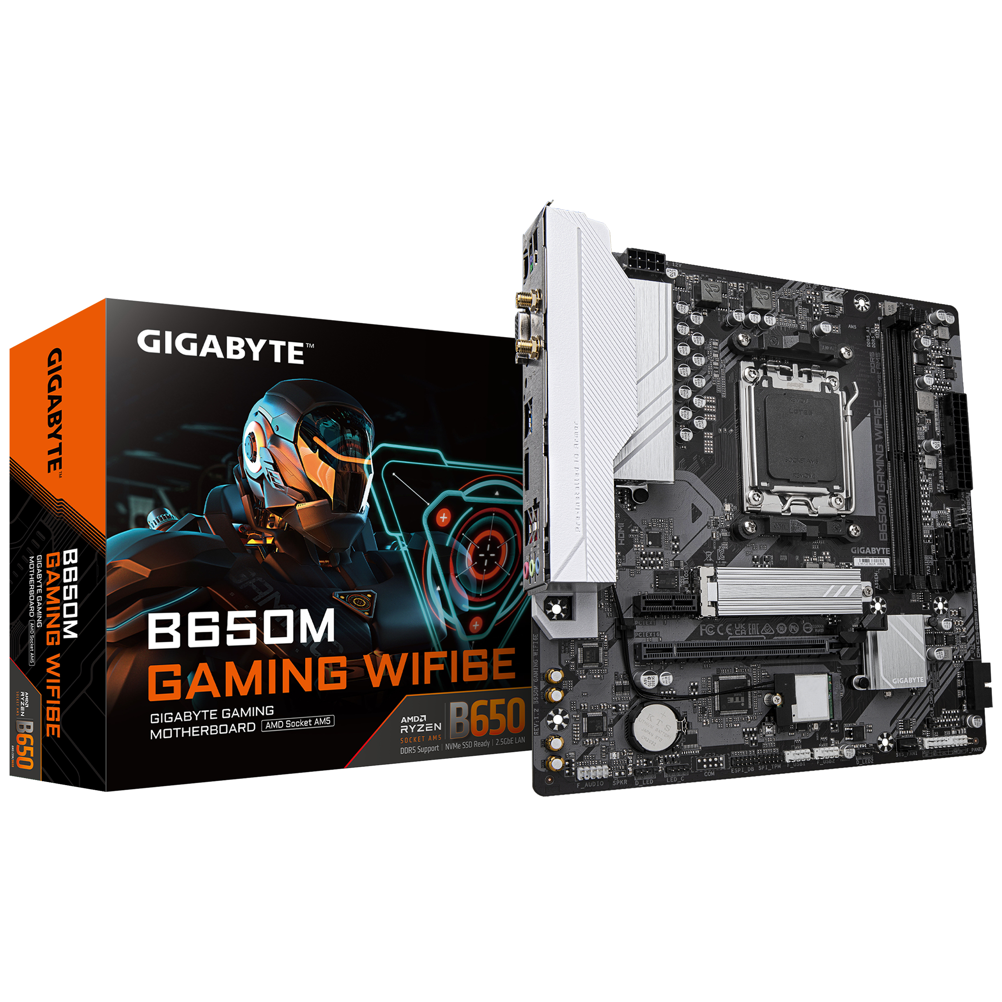 Gigabyte MB AM5, B650M GAMING WIFI6E