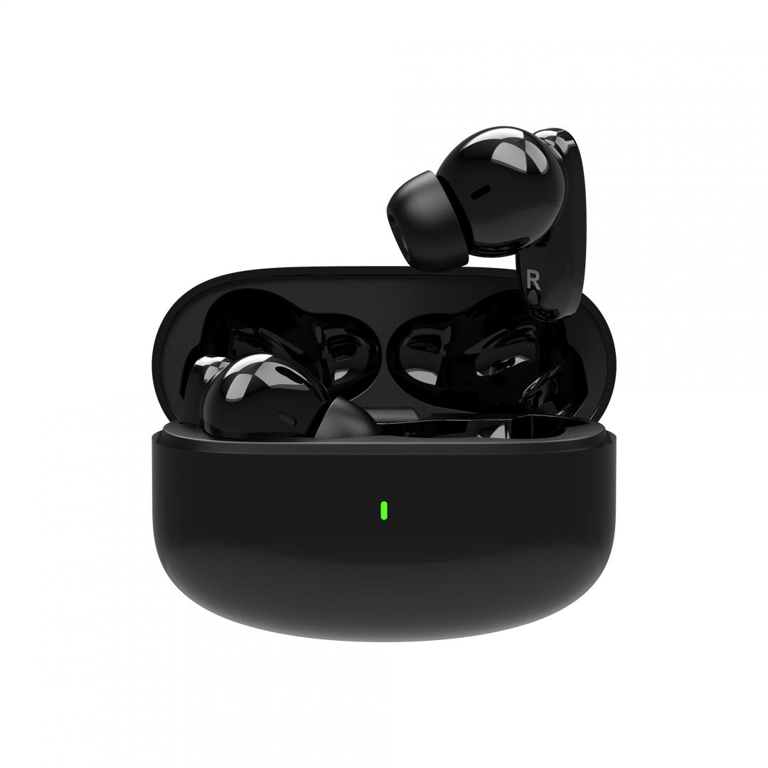 AKAI Casti Mono-casca, Wireless, Negru, BTE-J400ENC - imagine 2