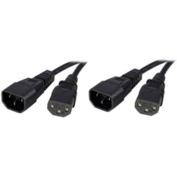 Eaton 2 Output cords 10A, CBLOUT10X2