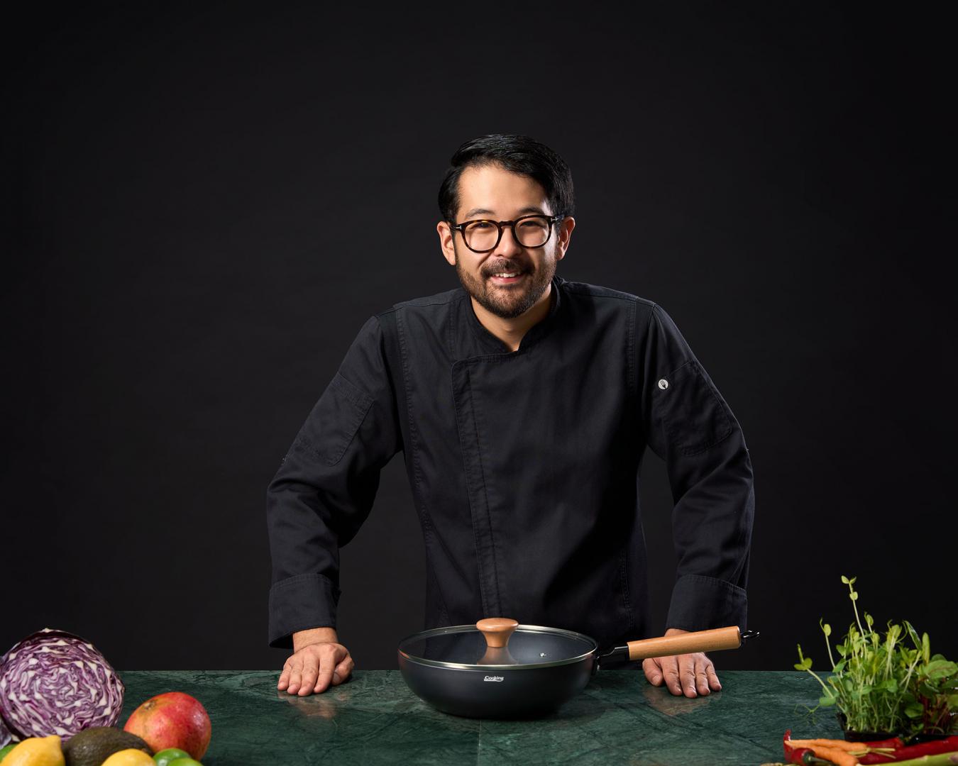 HEINNER TIGAIE WOK + CAPAC 26X7.5CM, RIKITO WATANABE, SAMURAI GOURMET, COOKING BY, HR-SNT-W26 - imagine 8
