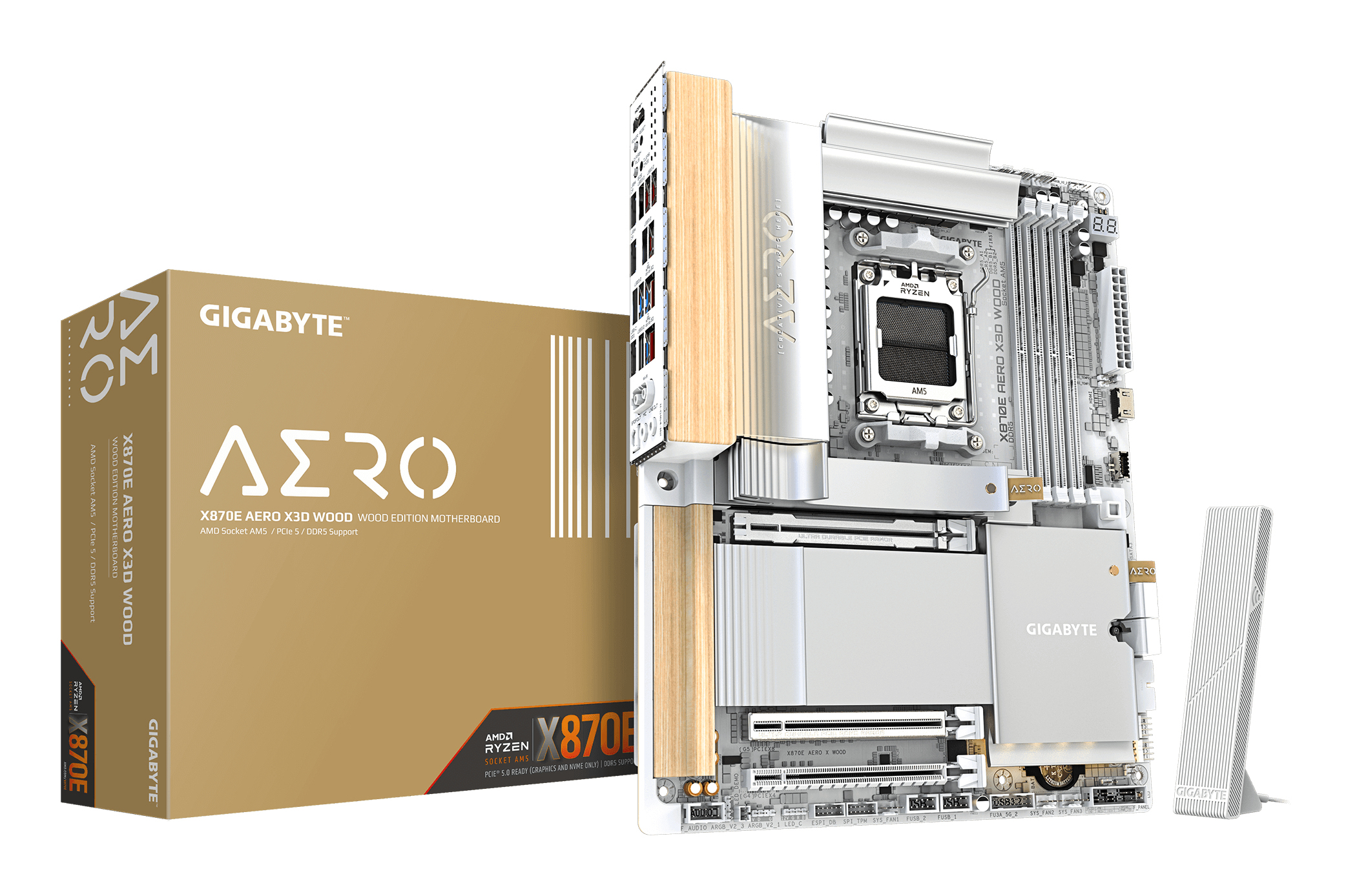 Gigabyte X870E AERO X3D WOOD, X870E AERO X WOOD
