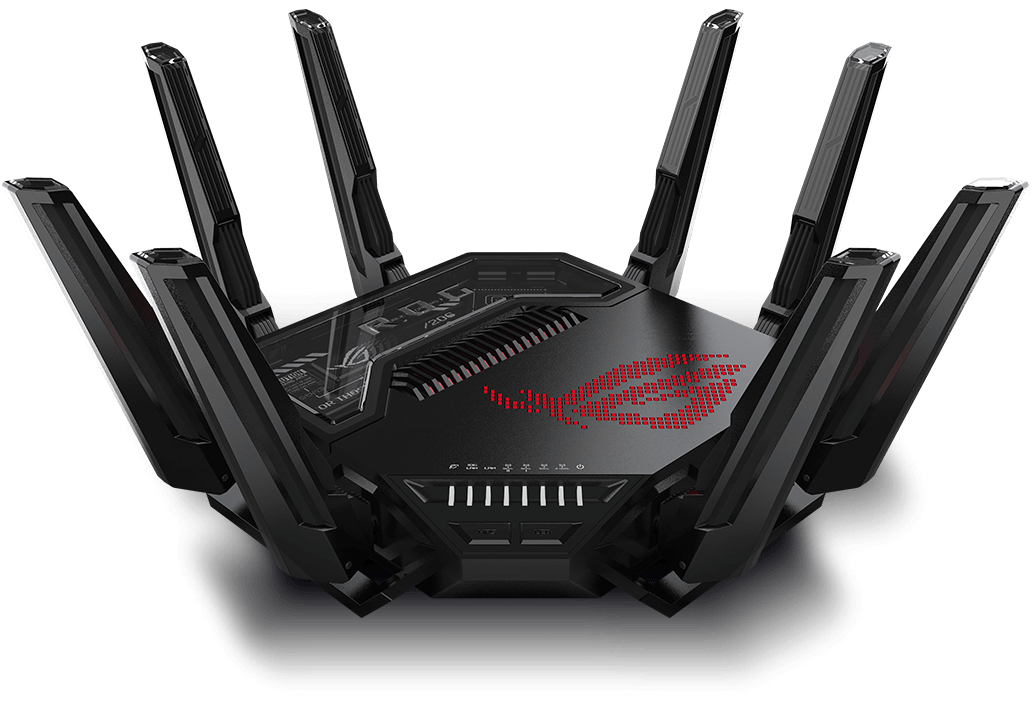 ASUS Router wireless ROG Rapture, WIFI 7, Mesh, Quad-Band, GT-BE98 - imagine 3