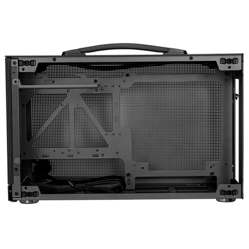 PCCOOLER CARCASA K101 MESH, mini tower, office, fara sursa compatibil sursa SFX, K101 MESH GY - imagine 3