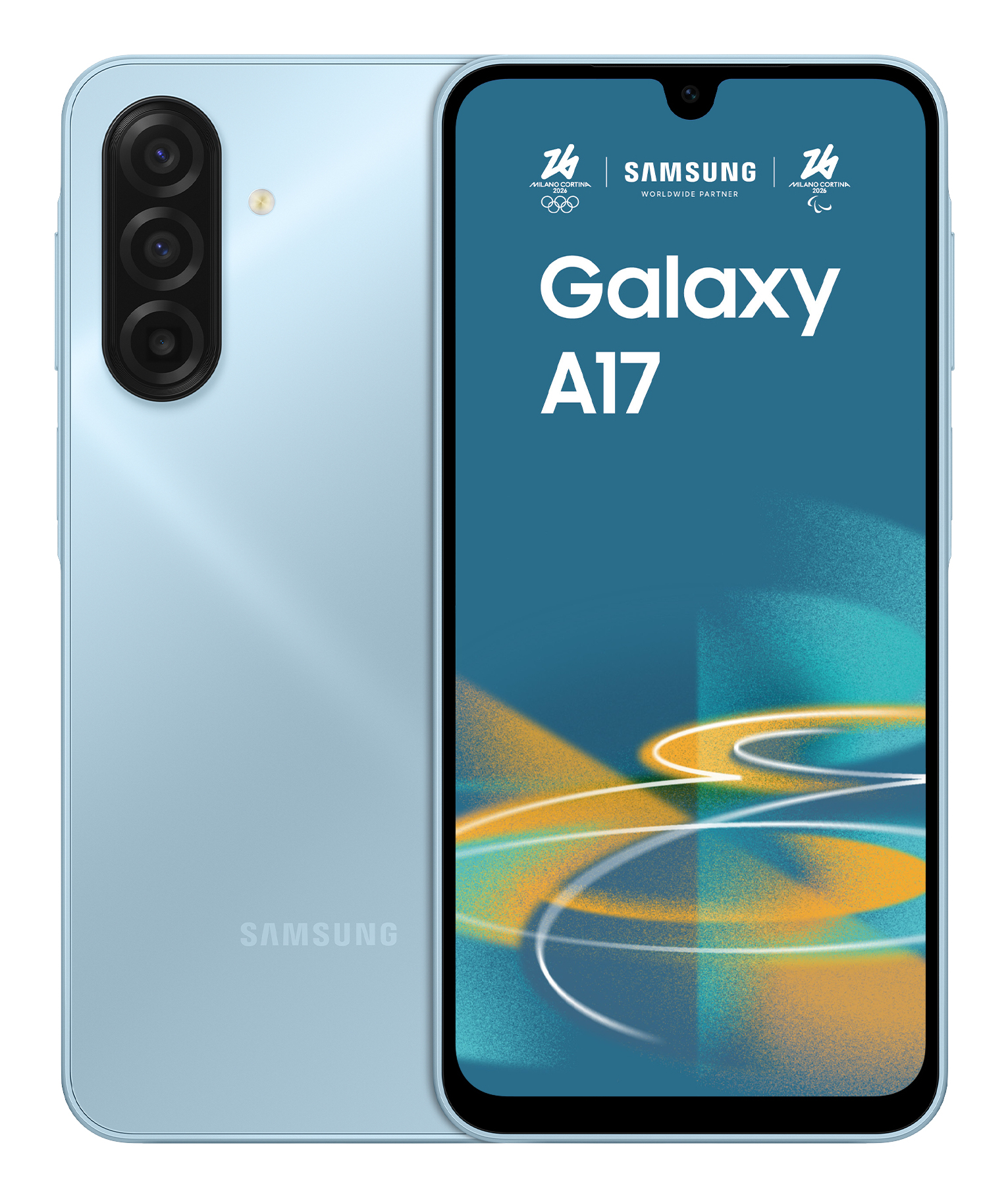 Samsung Smartphone Galaxy A17 256GB 8GB RAM Dual SIM Light Blue, SM-A175FLBEEUE