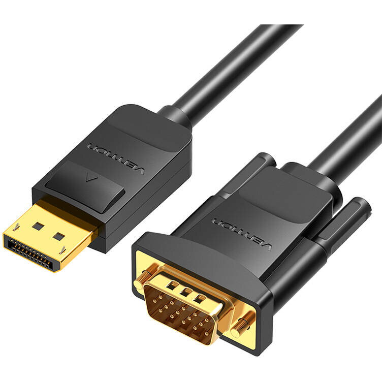Vention Cablu video, DisplayPort(T) la VGA(T), 1.5m, rezolutie maxima 1080p la 60 Hz, HBLBG