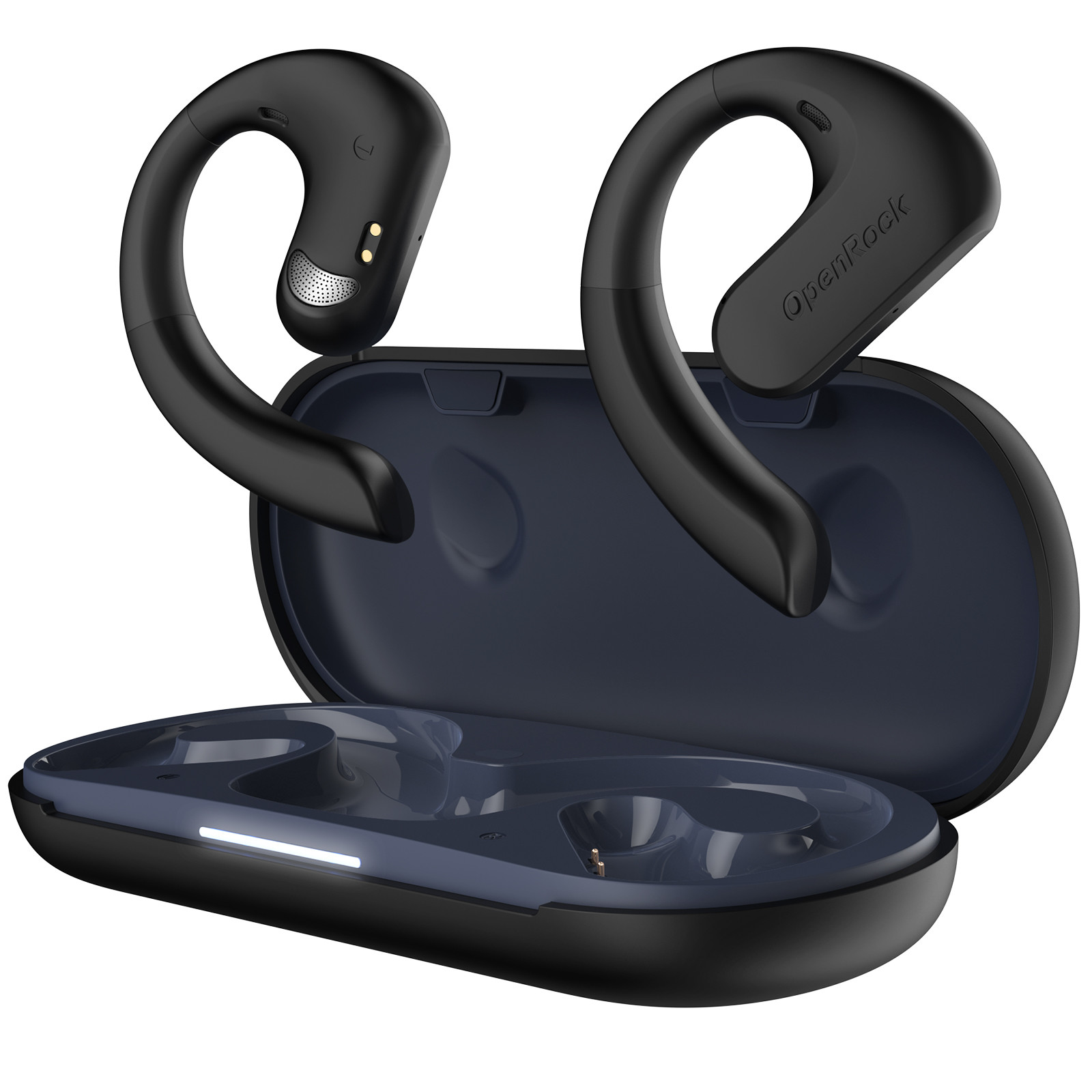 OneOdio Casca wireless, tip butoni - TWS, utilizare smartphone, conectare prin, OpenRock-S-Black - imagine 4