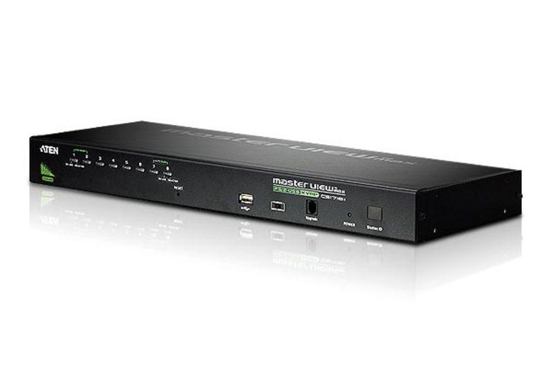 Aten 8-Port PS/2-USB VGA KVM Switch W/Chain, CS1708A-AT-G