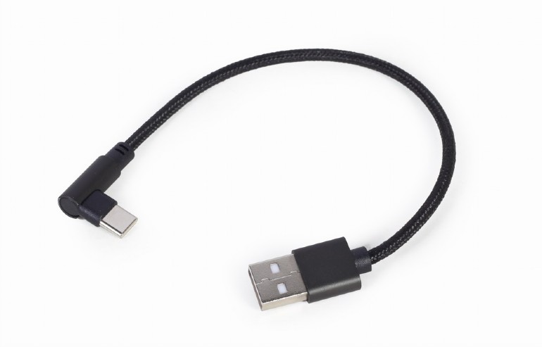 Gembird CABLU alimentare si date, pt. smartphone, USB 2.0 (T) la USB 2.0 Type-C, CC-USB2-AMCML-0.2M