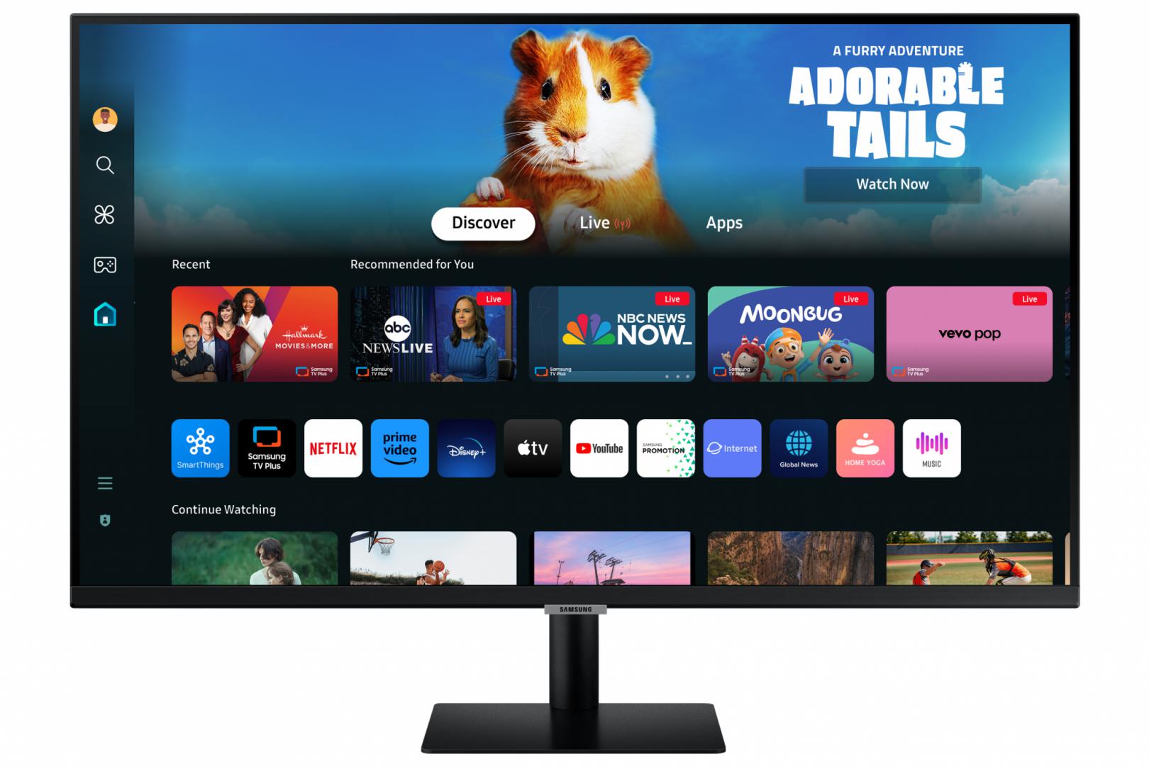 Samsung Monitor 32", LS32DM500EUXDU - imagine 4