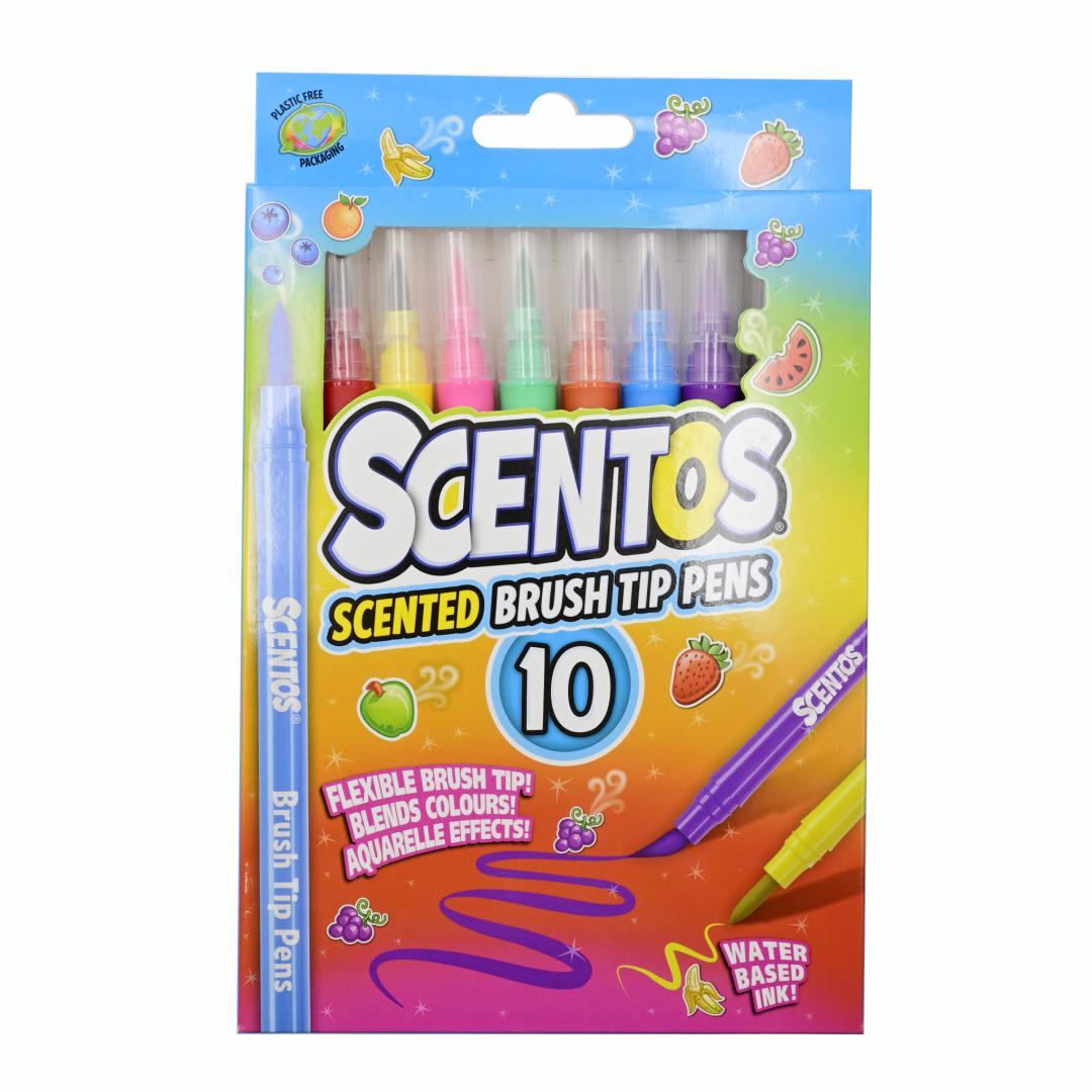 SCENTOS SET 10 MARKERE CU PENSULĂ, PARFUMATE, SCS20465
