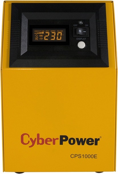 Cyber Power UPS Inverter (pt. motoare, pompe etc.), Sinusoida Pura, LCD, 1000VA/700W, AVR, CPS1000E