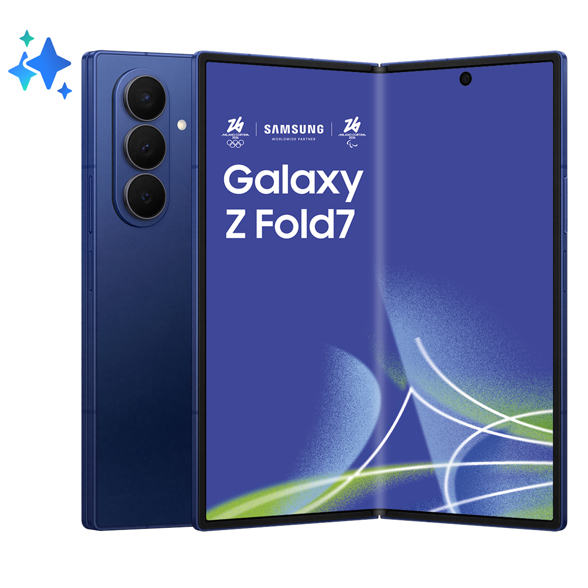 Samsung Smartphone Galaxy Z Fold7 256GB 12GB RAM 5G Dual SIM Blue Shadow, SM-F966BDBBEUE