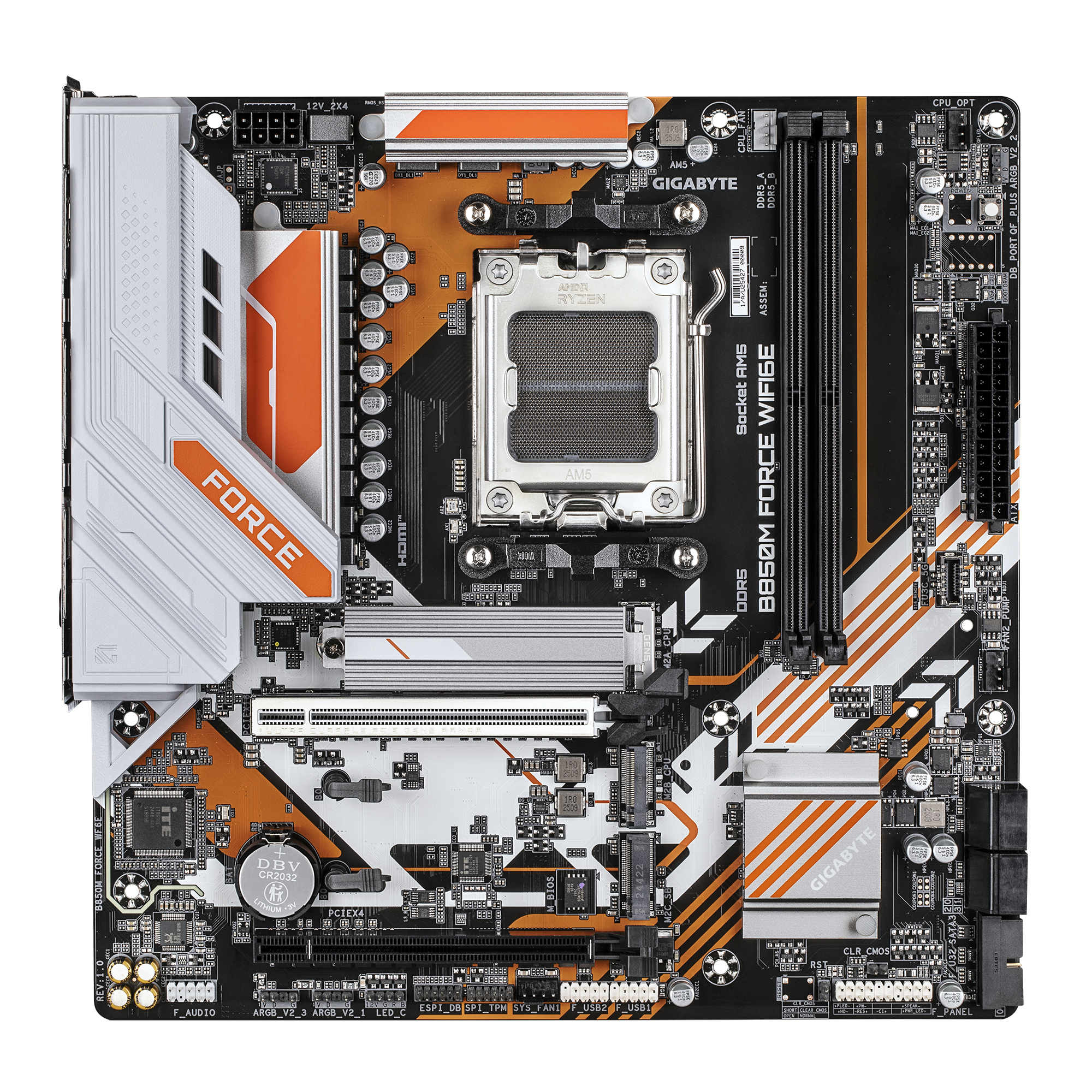 Gigabyte MB B850M FORCE WIFI 6E, B850M FORCE WF6E - imagine 2