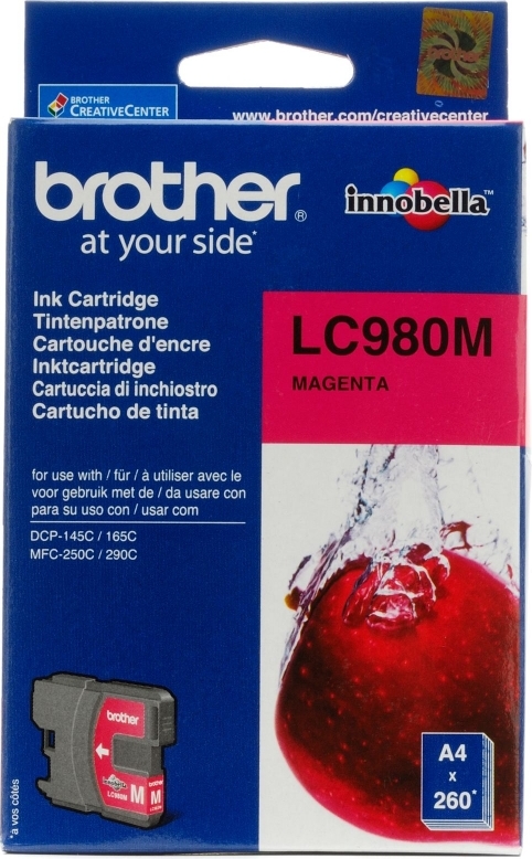 BROTHER Cartus Cerneala Original Magenta pentru, LC980M