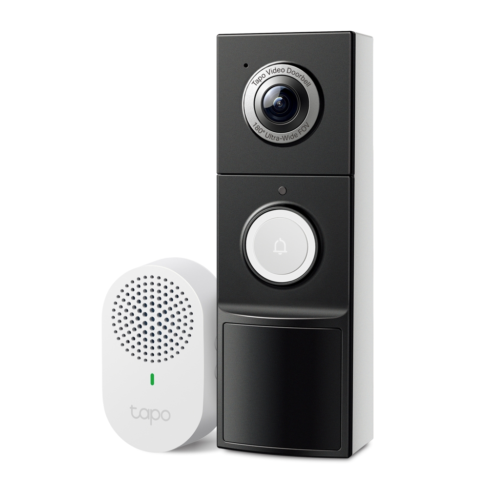 Tp-Link SONERIE VIDEO Smart, rezolutie 2K, 5 Mpix, night vision color, alarma antifurt, Tapo D235